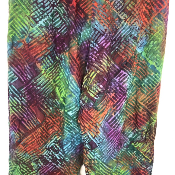 Winter Sun Colourful Bohemian Pants Sz S - Picture 10 of 11